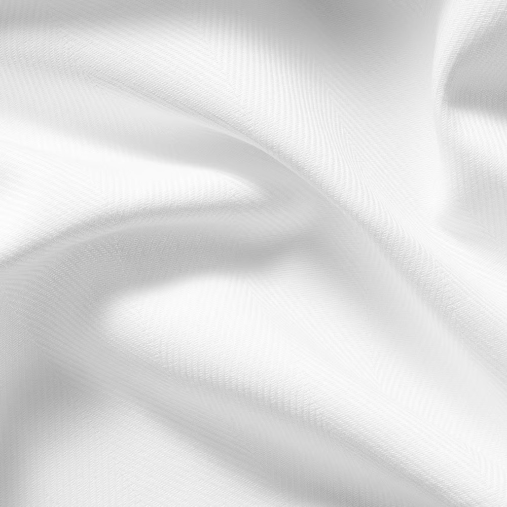 IKEA TIBAST White Curtains, 1 Pair, White With Heading Tape 57x98" - Picture 5 of 6